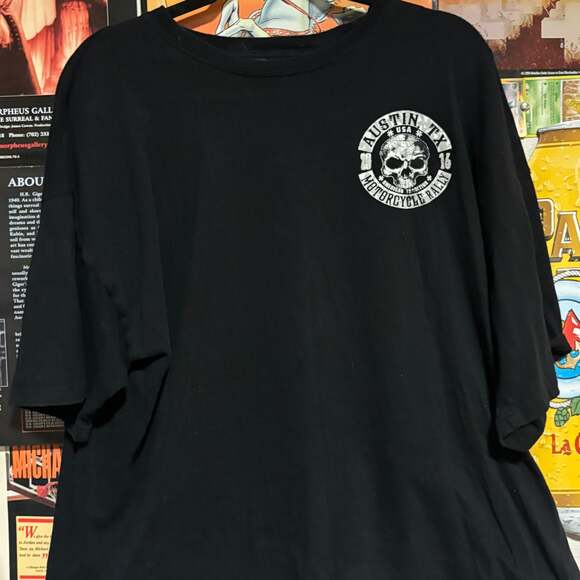 Biketoberfest Daytona Beach 2016 Skull Motorcycle Rally T-Shirt - Picture 1 of 6
